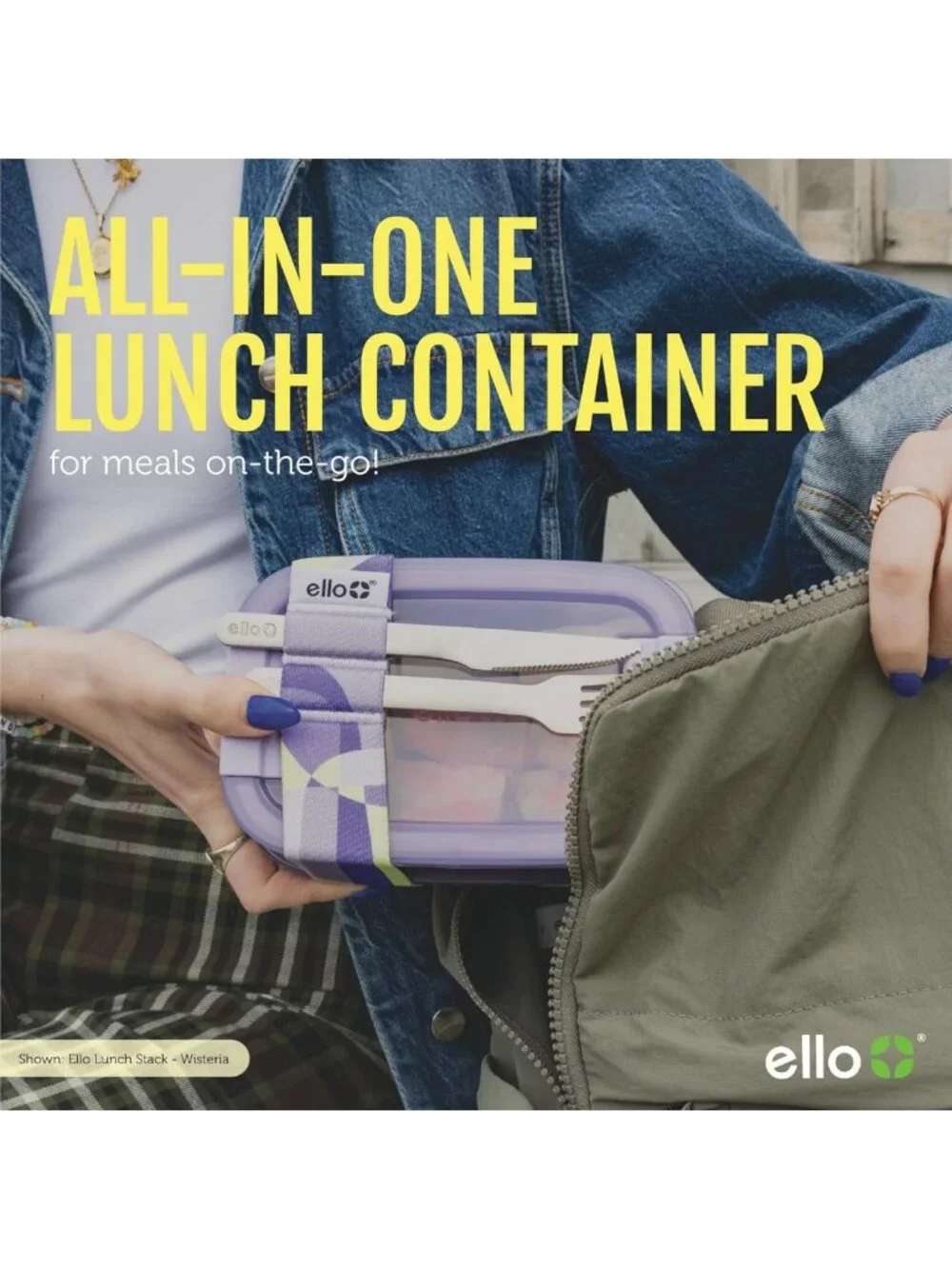 Airtight Bento Box Set - 2-Pack Plastic Food Storage Containers, BPA-Free